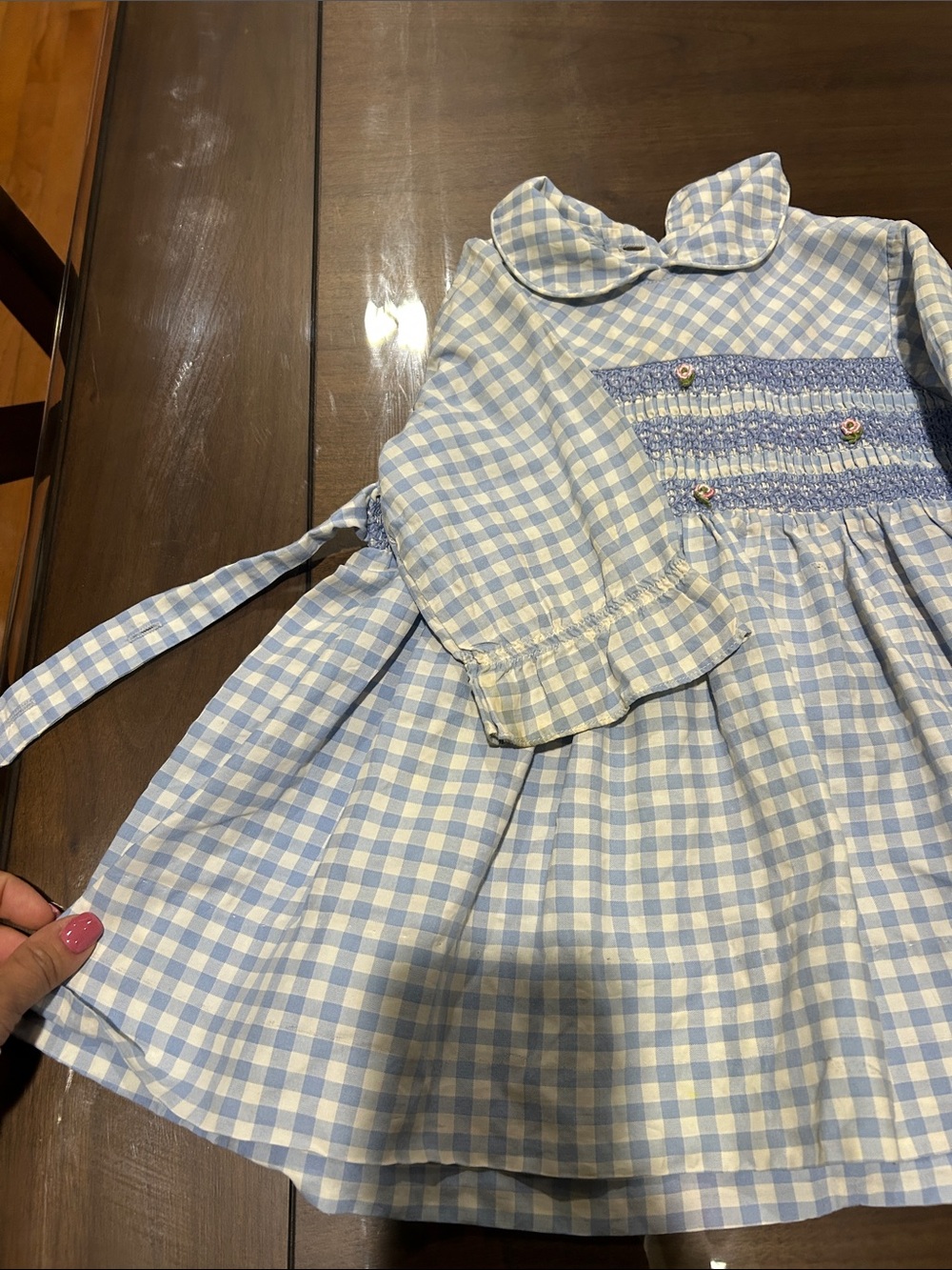 vintage Winnie the Pooh Sears Collection gingham dress Walt Disney ‘1964 - Picture 3 of 10